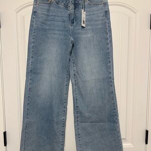 Judy Blue Light Wash Wide Leg Jeans
